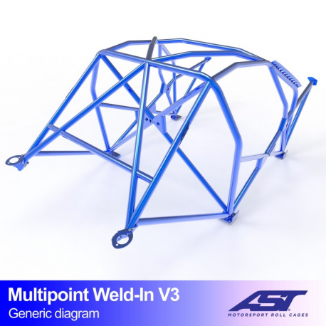 Arceau AST FIA VOLVO 245 5 porte Wagon MULTIPOINT à souder V3