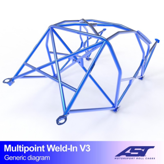 Arceau AST FIA VOLVO 740 4 porte Sedan MULTIPOINT à souder V3