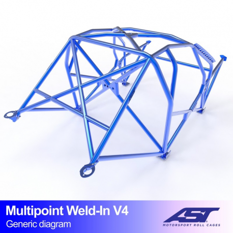 Arceau AST FIA VOLVO 740 4 porte Sedan MULTIPOINT à souder V4