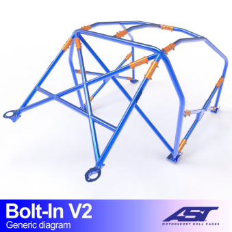 Arceau AST FIA VOLVO 745 5 porte Wagon à boulonner V2