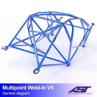 Arceau AST FIA VOLVO 745 5 porte Wagon MULTIPOINT à souder V5