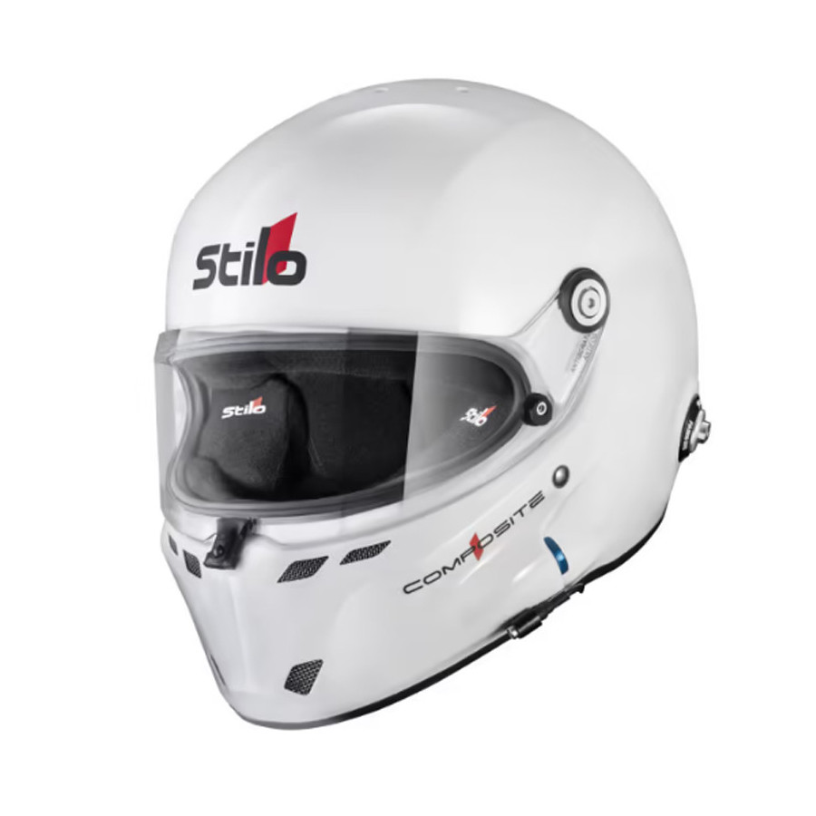 Casque Stilo FIA ST6F - avec intercom - SA2020 - Blanc 