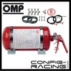 Kit extincteur automatique OMP FIA2000 4.25L Mécanique Acier Berline - Rouge